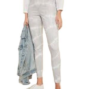 Old Navy Rockstar Super Skinny Tie Dye Jeans Secret-Slim Pocket Gray Size 18 NWT